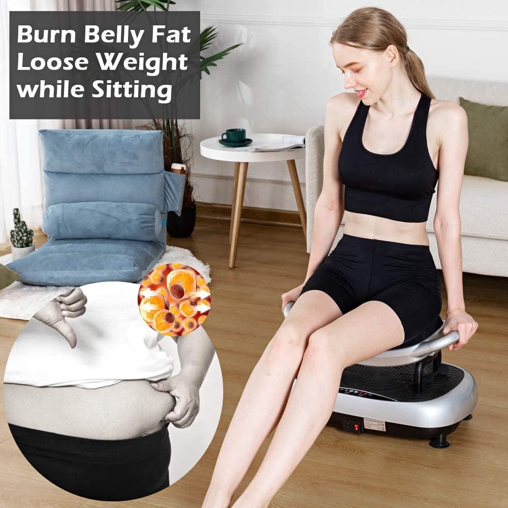 FITABS 3D Vibration Plate Exercise Machine - Silver
