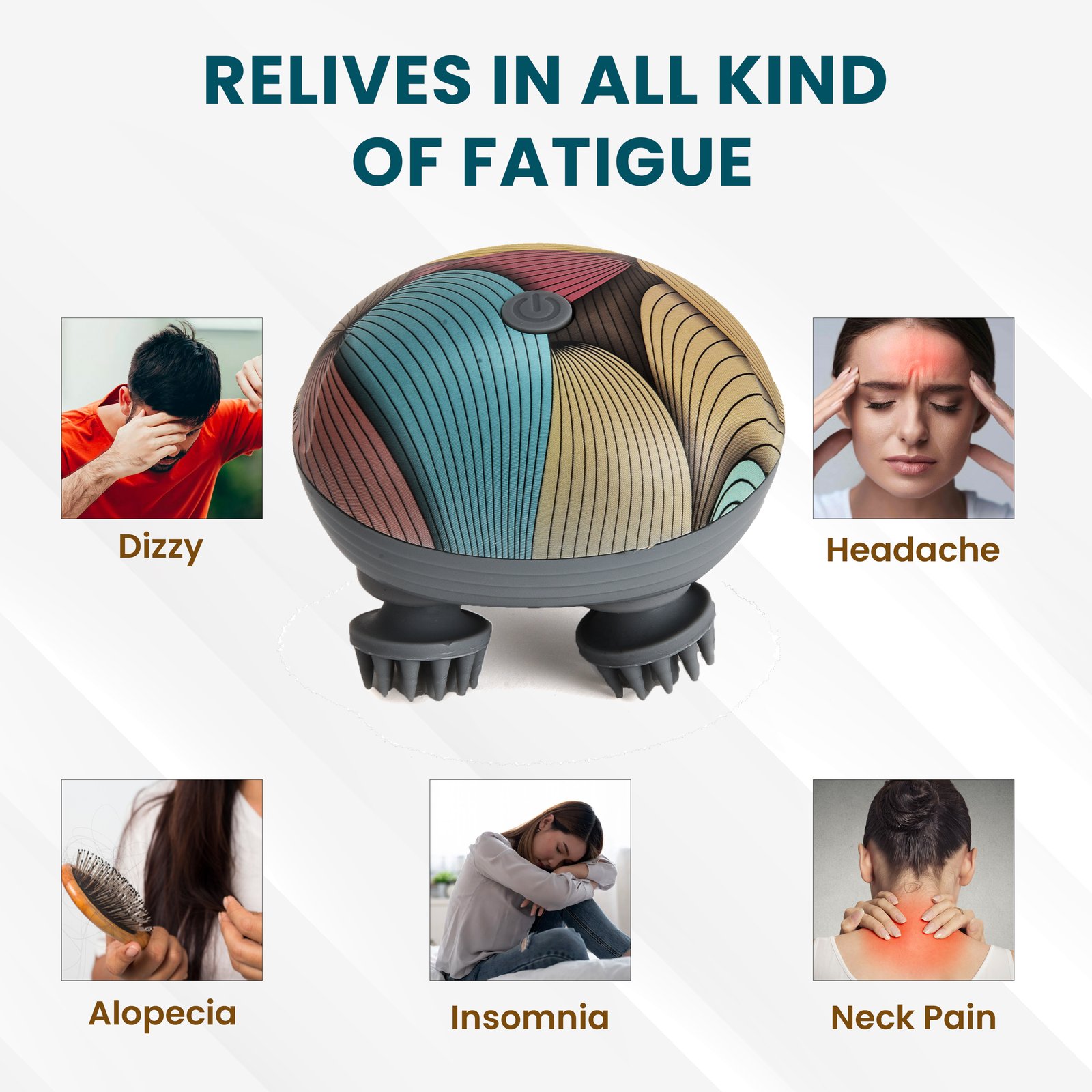 Cordless Hair Scalp Massager