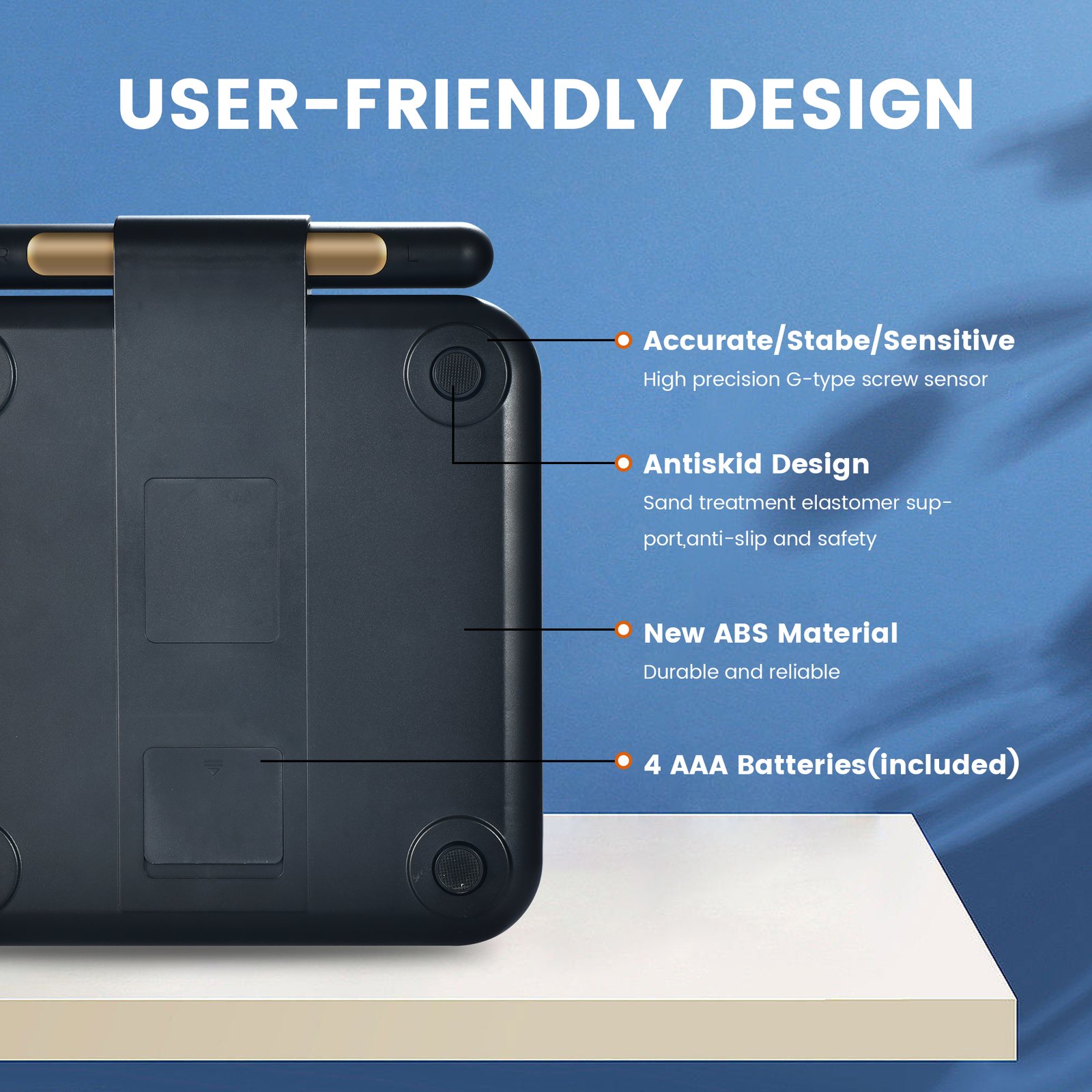 EILISON Smart Scale for Body Weight: 8-Electrode Digital Bathroom Scale for Fat BMI 