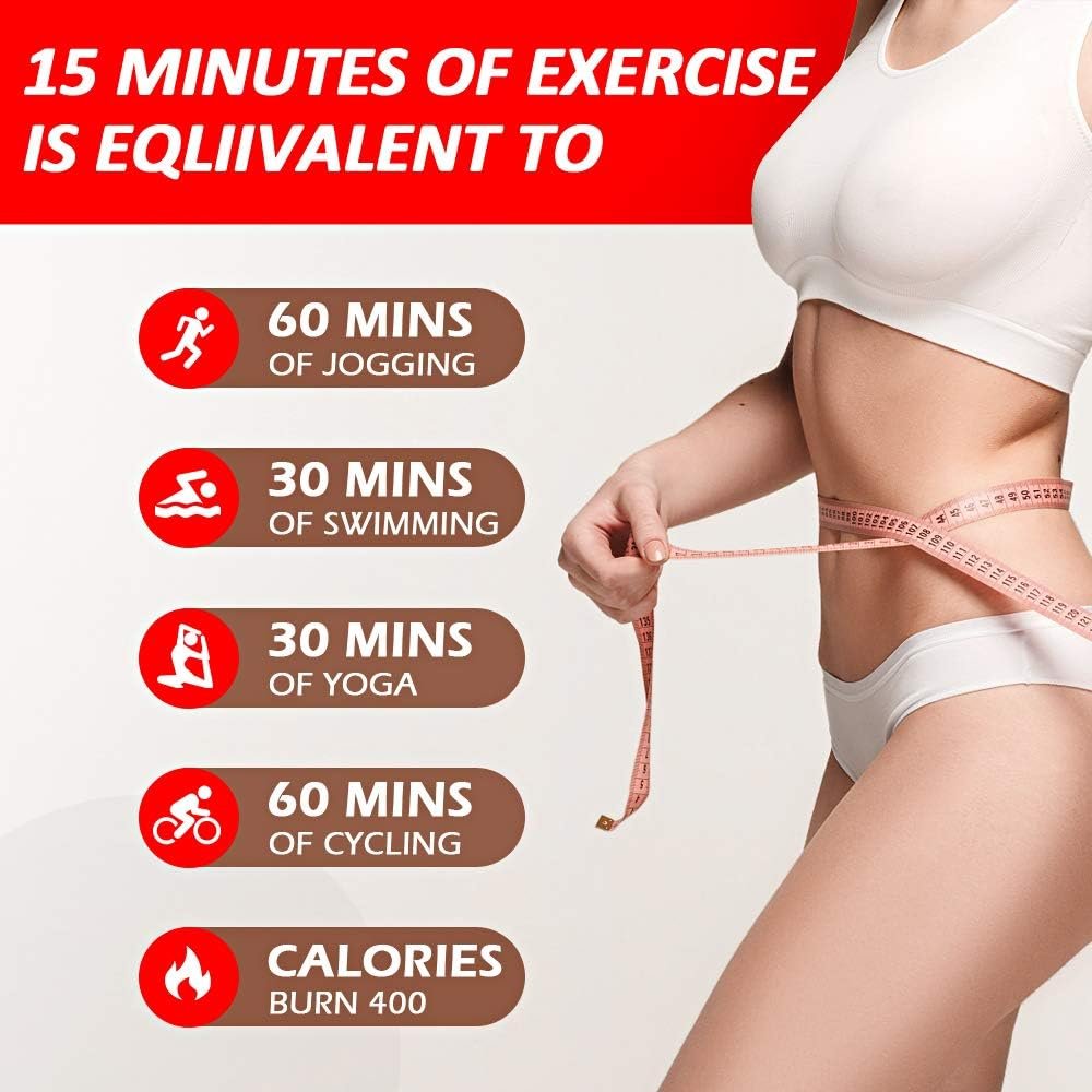 EILISON FITABS 3D Vibration Plate Exercise Machine with Seat (Fitabs Grey)