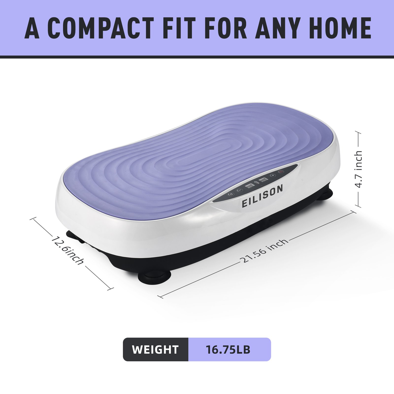 EILISON Glory Vibration Plate Exercise Machine (Glory Purple)