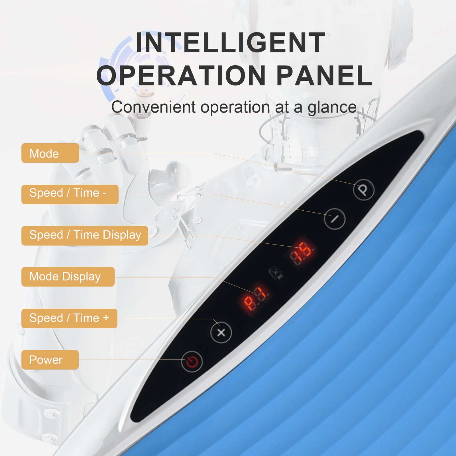 EILISON Glory Vibration Plate Exercise Machine (Glory Blue)