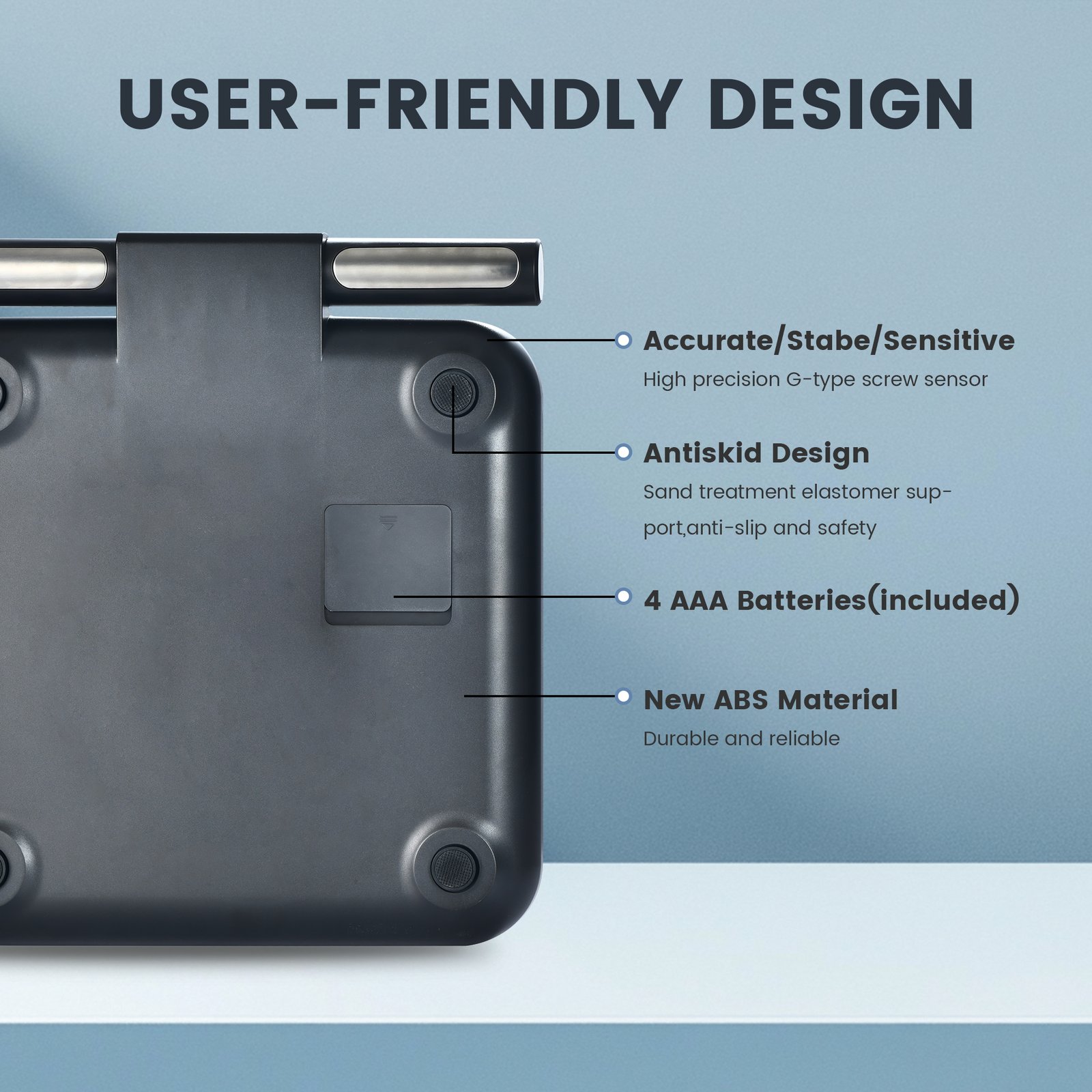 EILISON 8-Electrode Body Fat Scale with ITO Coating & BIA Tech, Digital Bathroom Scale(Grey)